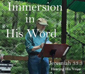 Jeremiah 33-3. Hearing His Voice Immersion for Blog