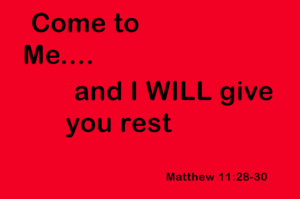 Matthew 11:28-30